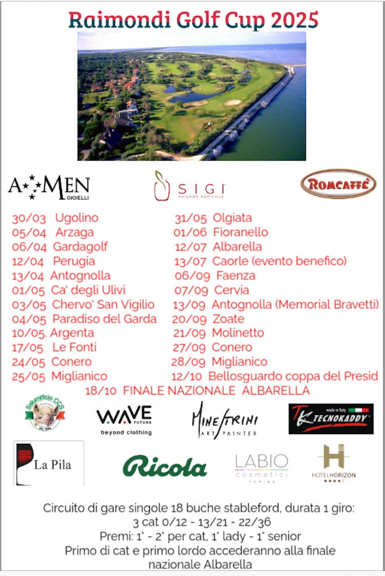 raimondi golf cup 2025